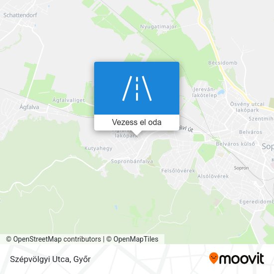 Szépvölgyi Utca térkép