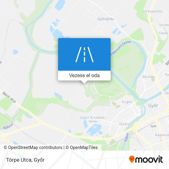 Törpe Utca térkép