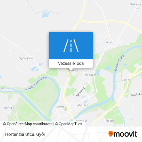 Hortenzia Utca térkép
