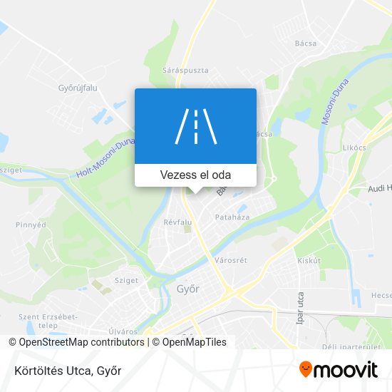Körtöltés Utca térkép