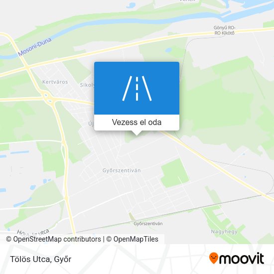 Tölös Utca térkép
