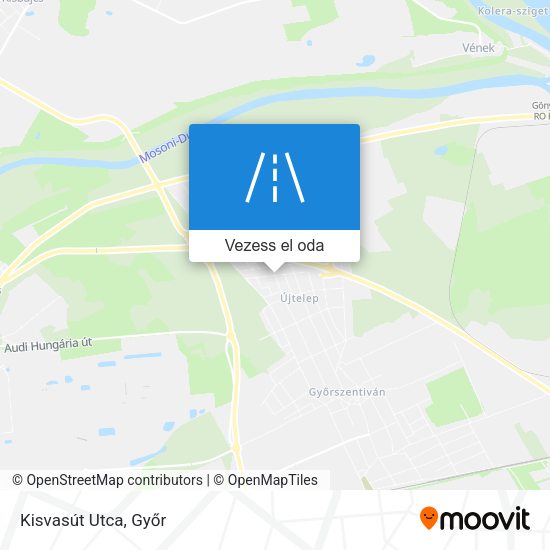 Kisvasút Utca térkép