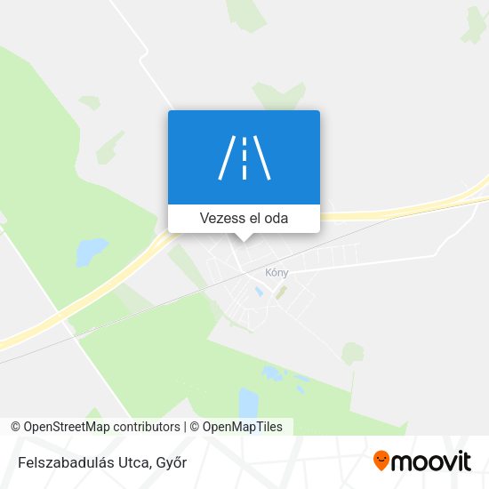 Felszabadulás Utca térkép