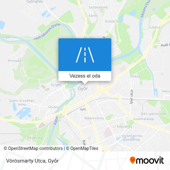 Vörösmarty Utca térkép