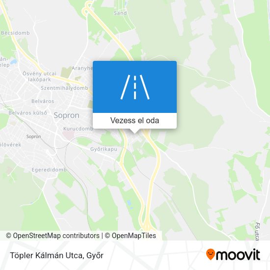 Töpler Kálmán Utca térkép