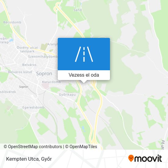 Kempten Utca térkép