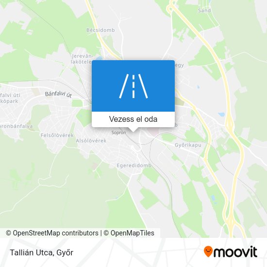 Tallián Utca térkép
