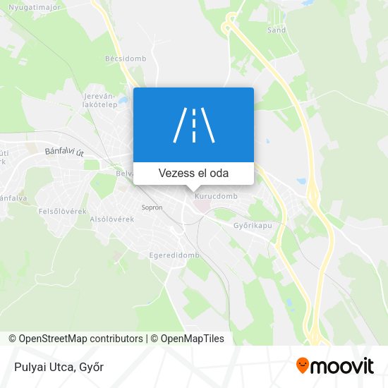 Pulyai Utca térkép