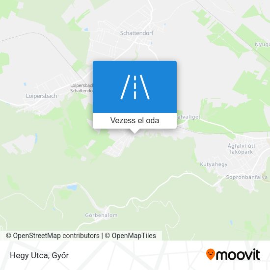 Hegy Utca térkép