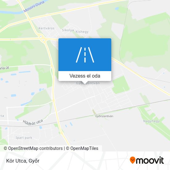 Kör Utca térkép