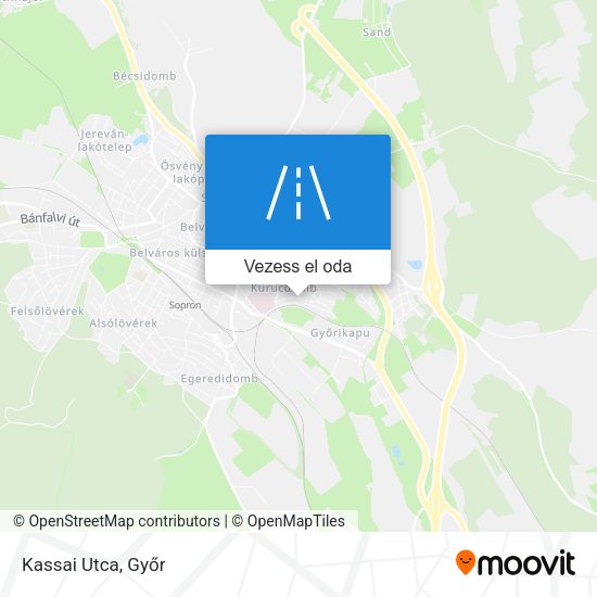 Kassai Utca térkép