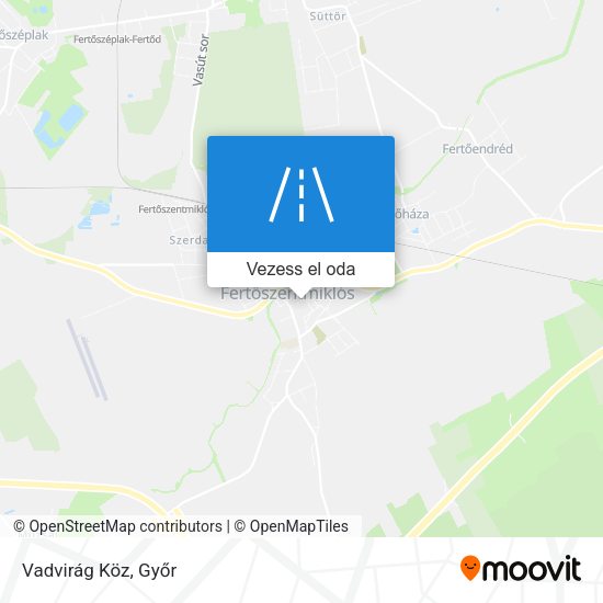 Vadvirág Köz térkép