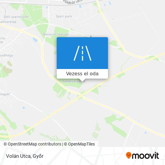Volán Utca térkép