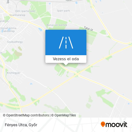 Fényes Utca térkép