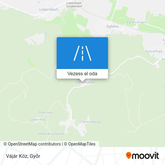 Vájár Köz térkép