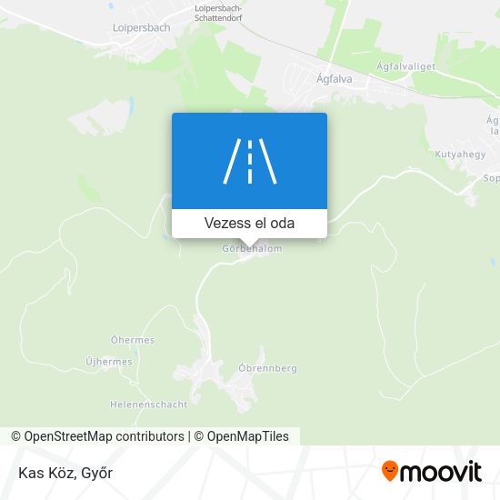 Kas Köz térkép