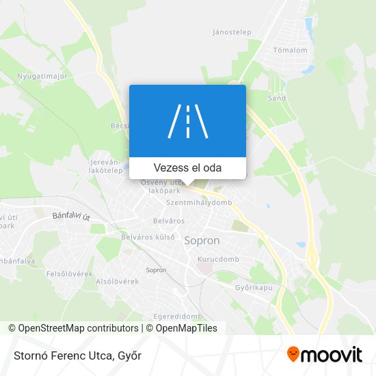 Stornó Ferenc Utca térkép