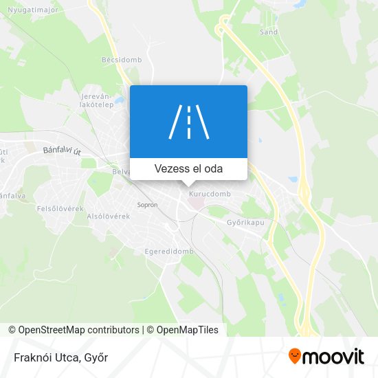 Fraknói Utca térkép