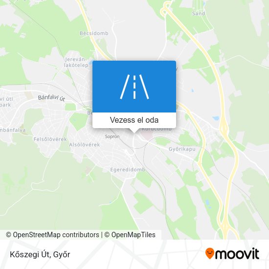 Kőszegi Út térkép