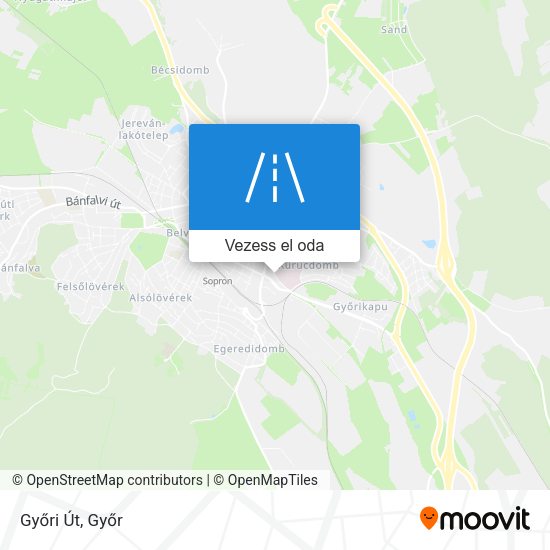 Győri Út térkép