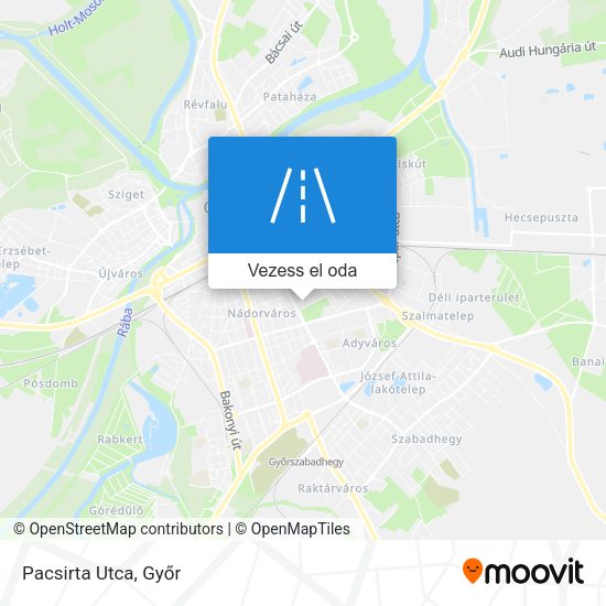 Pacsirta Utca térkép