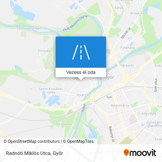 Radnóti Miklós Utca térkép