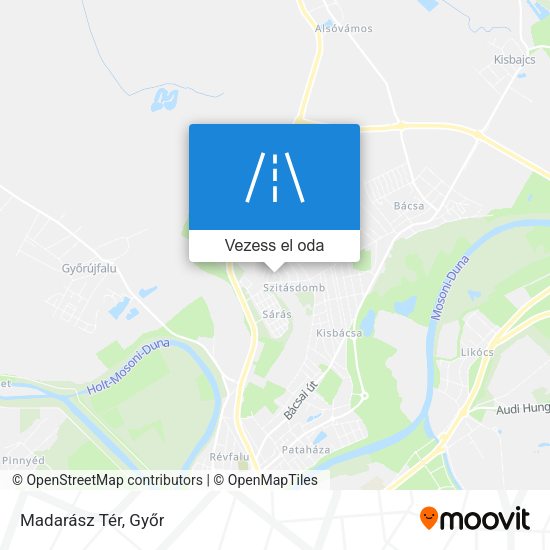 Madarász Tér térkép