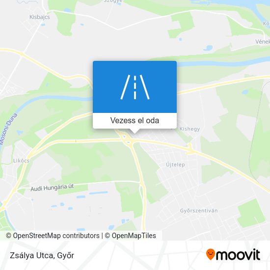 Zsálya Utca térkép