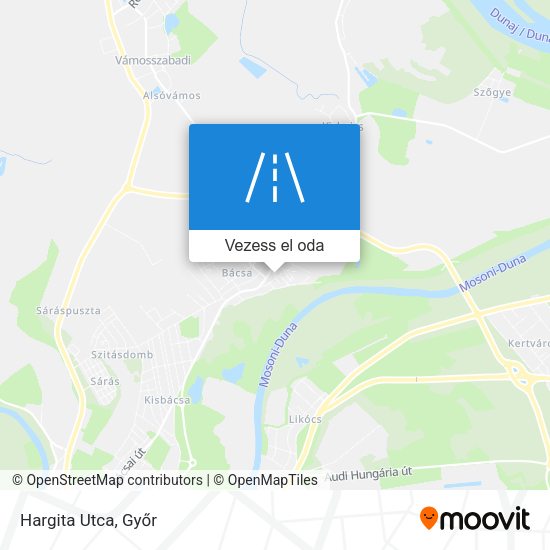 Hargita Utca térkép