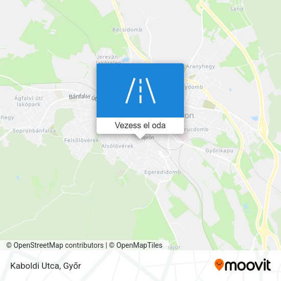 Kaboldi Utca térkép
