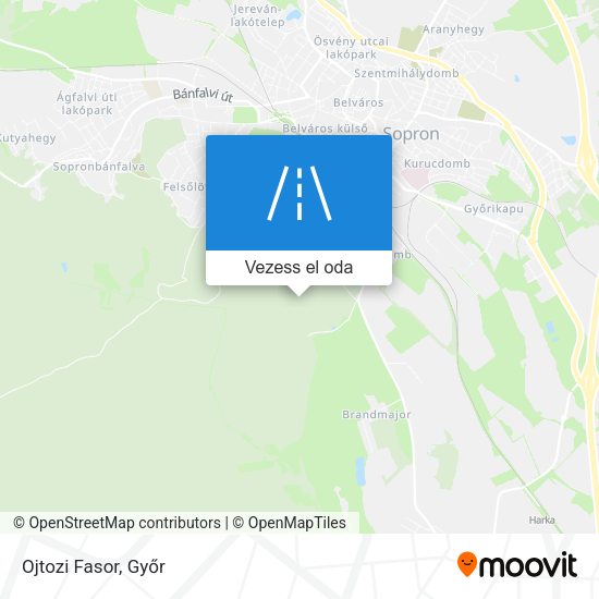 Ojtozi Fasor térkép