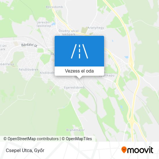 Csepel Utca térkép