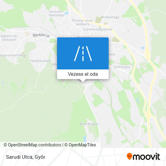 Sarudi Utca térkép