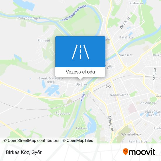 Birkás Köz térkép