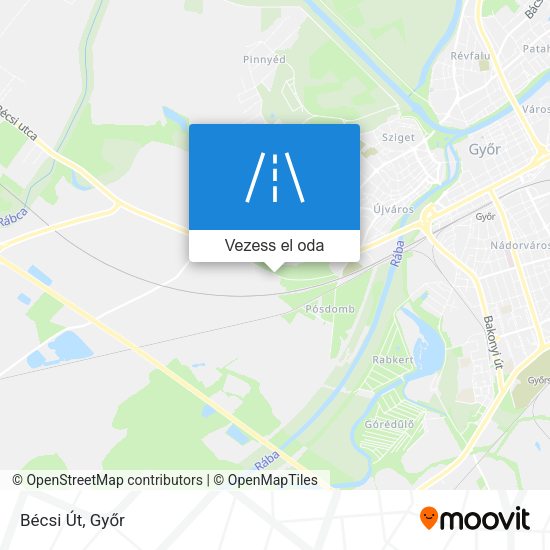 Bécsi Út térkép
