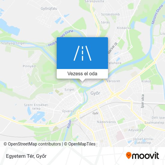 Egyetem Tér térkép