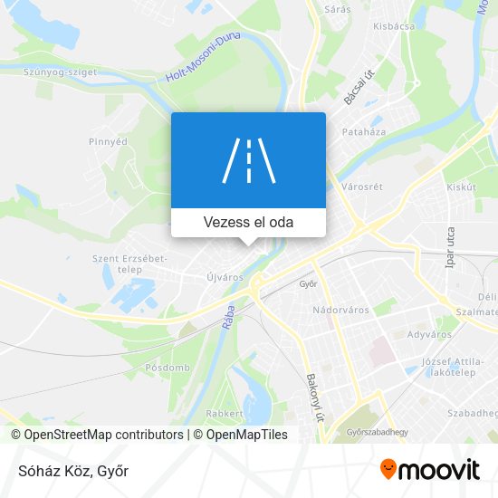 Sóház Köz térkép