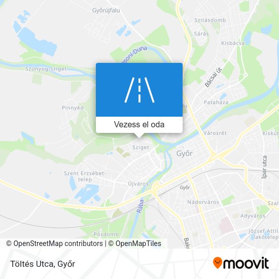 Töltés Utca térkép