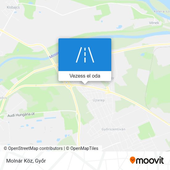 Molnár Köz térkép