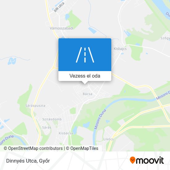 Dinnyés Utca térkép