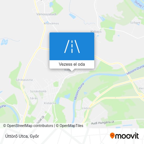 Úttörő Utca térkép