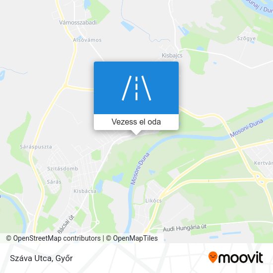 Száva Utca térkép