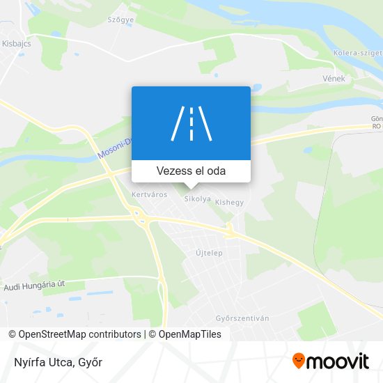 Nyírfa Utca térkép