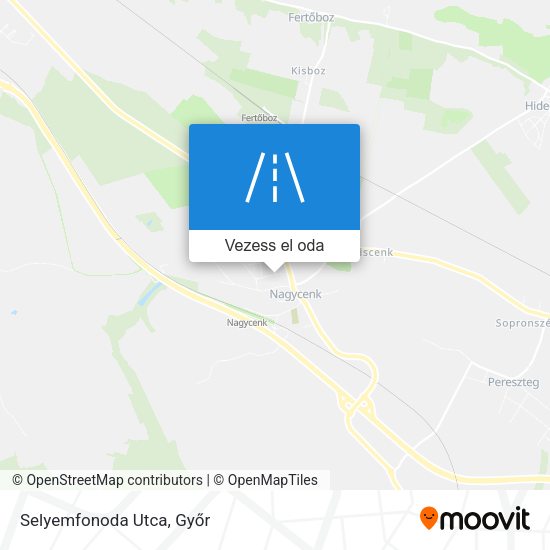 Selyemfonoda Utca térkép