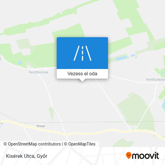 Kisérek Utca térkép