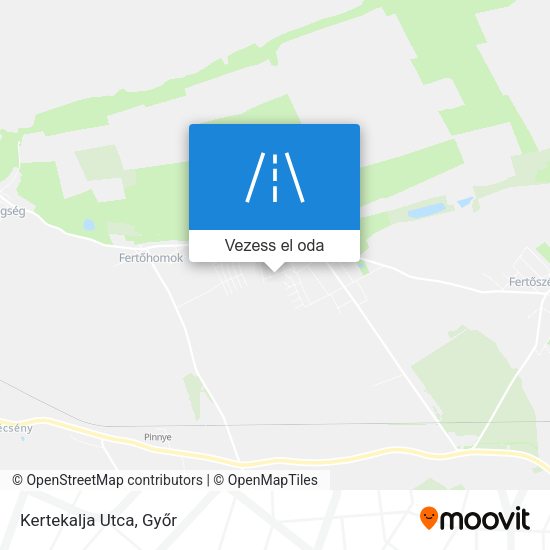 Kertekalja Utca térkép
