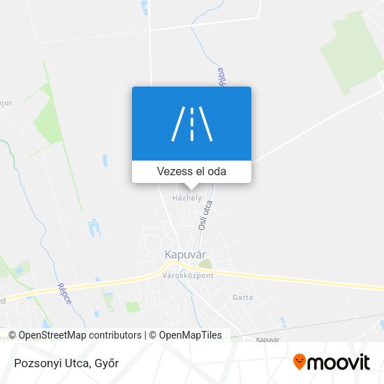 Pozsonyi Utca térkép