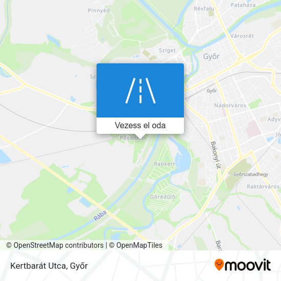 Kertbarát Utca térkép