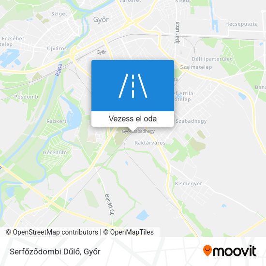 Serfőződombi Dűlő térkép