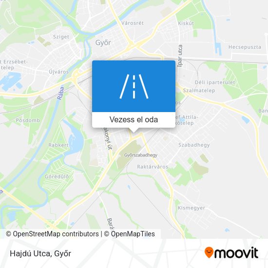 Hajdú Utca térkép